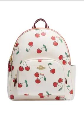 Coach Court Backpack with Heart :
Cherry Print new no tags